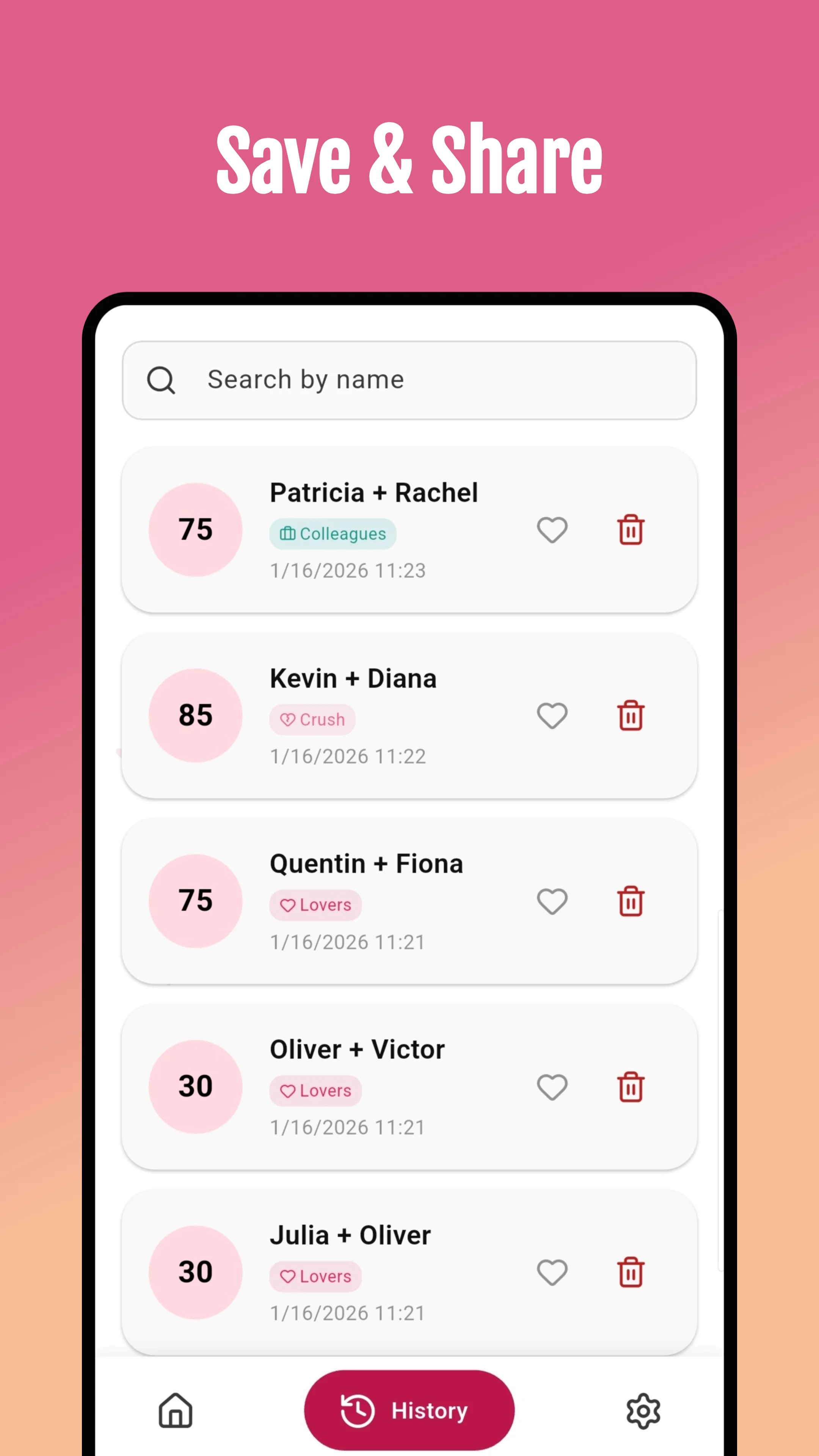 Name Love: Soulmate Match Test screenshot